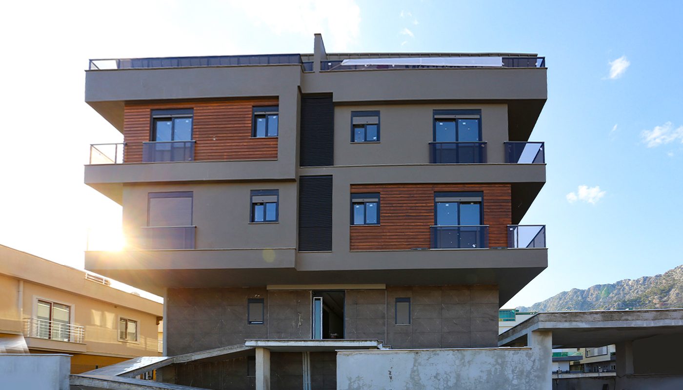 Neue Wohnung mit komfortablem Design in Nähe zum Konyaalti Strand (100 qm)